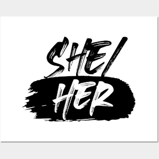 She/her Posters and Art